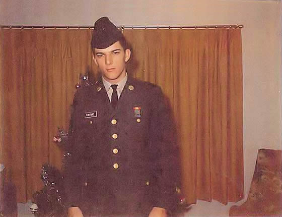 Jim Fortune in Uniform Before Christmas 1969