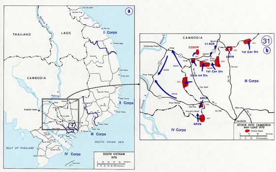Snoul Incursion ~ Cambodia May 1970