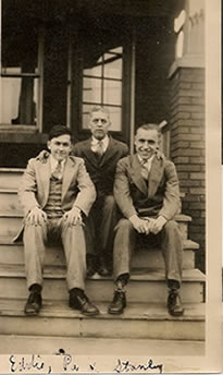 Ed and Stanley with Ed's dad John