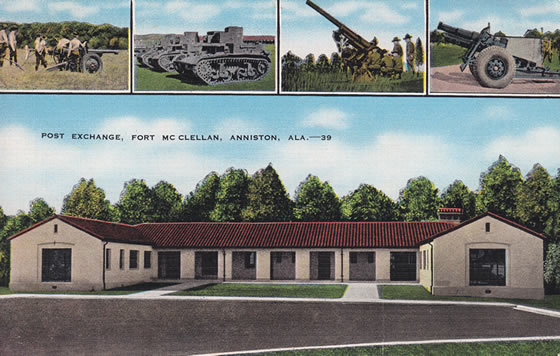 Post Exchange Fort McClellan, Anniston, Alabama 1939