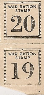 War Ration Stamps