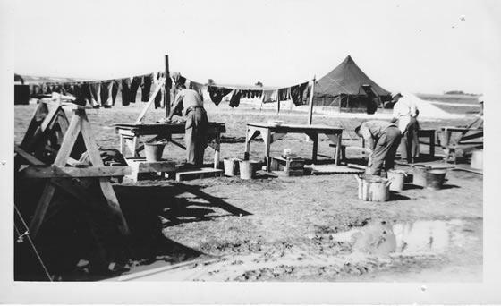 Laundry Day ~ France or somewhere after D-Day